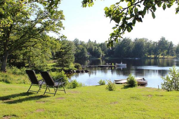 Blick auf den Waldsee title=