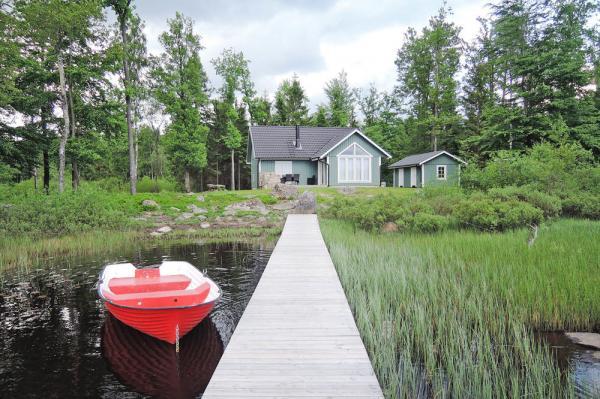 Osby, Südschweden, Ferienhaus 4 Personen, Schweden, Boot, Seeblick