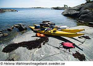 Kanus am See, Mittelschweden