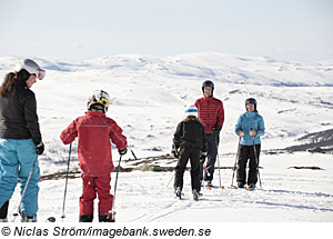 Skifahren in Schweden