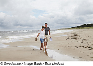 Strandspaziergang in Ostschweden