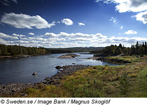 Landschaft in Schweden