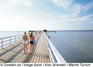 BrÃ¼cke in MalmÃ¶, SÃ¼dschweden