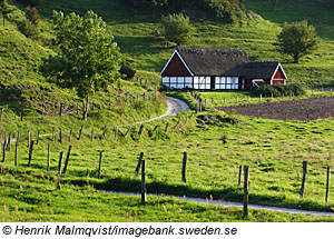 typisches Bauernhaus in Südschweden